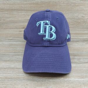 New Era Tampa Bay Rays Womens Hat Blue Adjustable MLB Baseball Cap